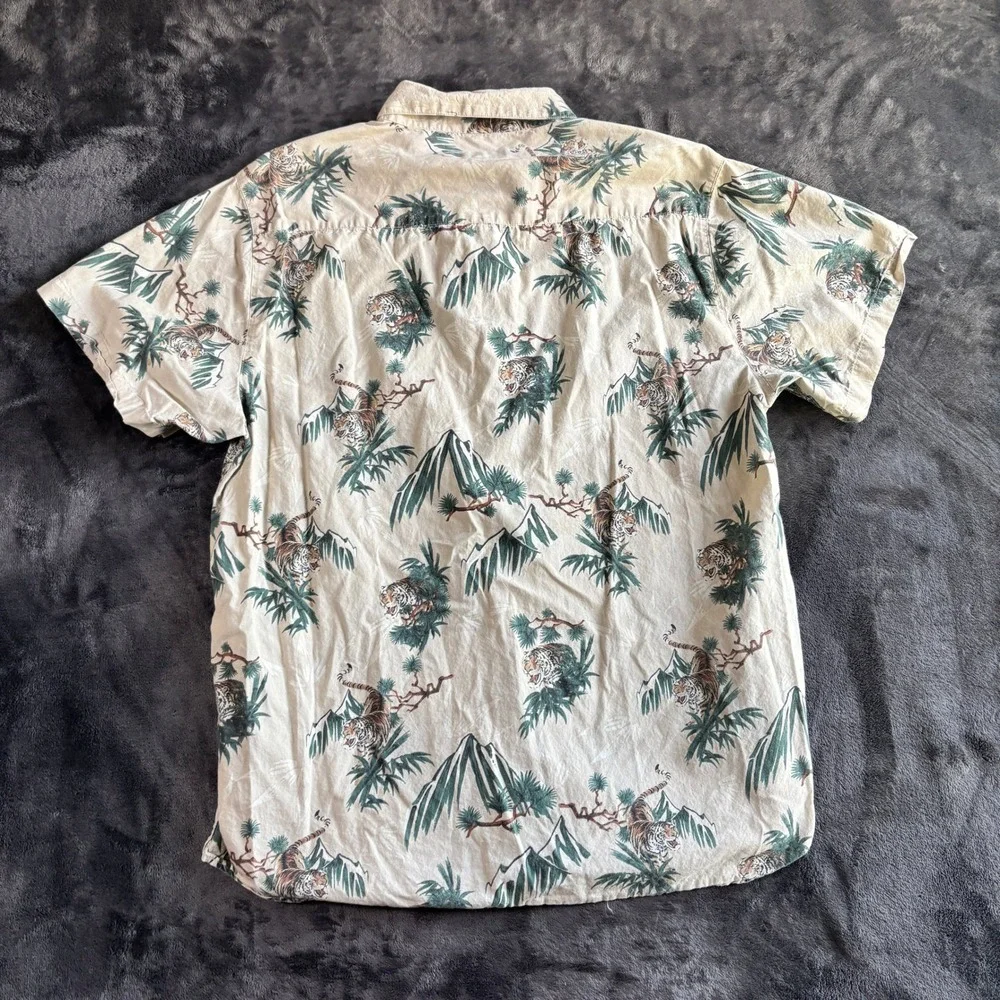 Eighty‎ Eight Platinum Mens XL Tiger Mountain Pine Tree Cotton Button Down Shirt